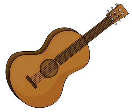 Guitar Illustrazione stock