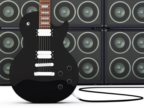 Guitar Stock Illustration