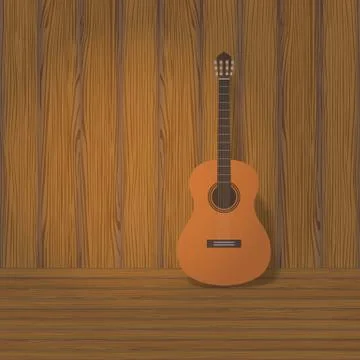 Guitar Illustrazione stock