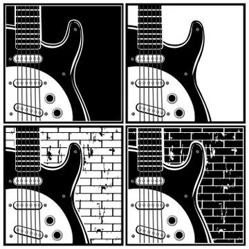Guitar Illustrazione stock