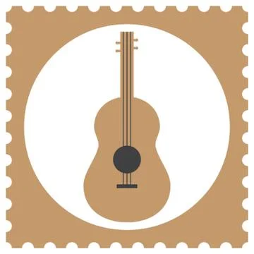 Guitar Illustrazione stock