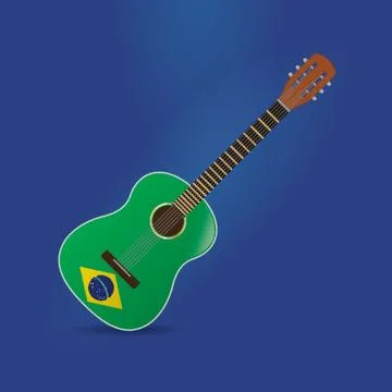 Guitar Illustrazione stock