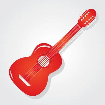 Guitar Illustrazione stock