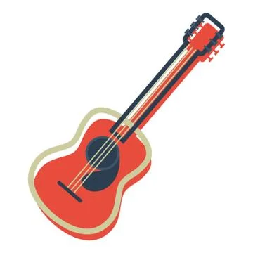 Guitar Illustrazione stock