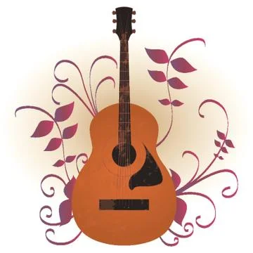 Guitar Illustrazione stock