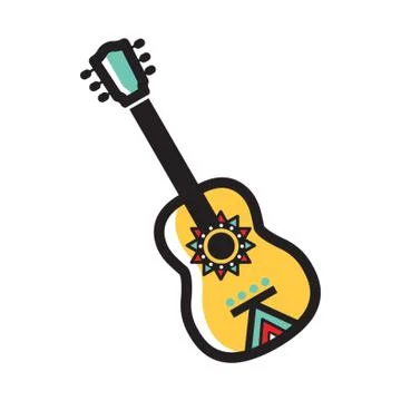 Guitar Illustrazione stock