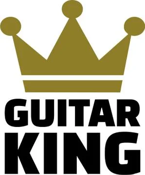 Guitar King Stock Illustration
