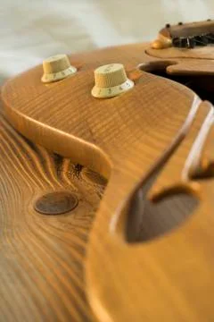 Guitar Knobs-Control Buttons Stock Photos