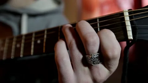 Guitar left accords Stock Footage 147251696