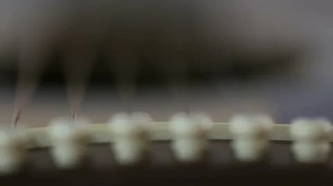 Guitar macro Video stock 21808515