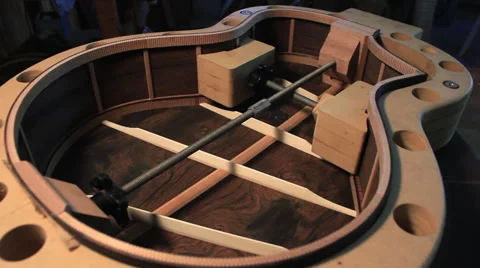 Guitar Making Stock Footage 32269342