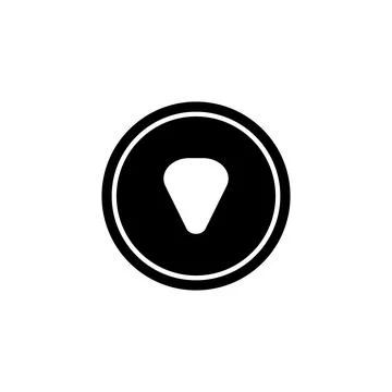 Guitar mediator icon vector Stock Illustration