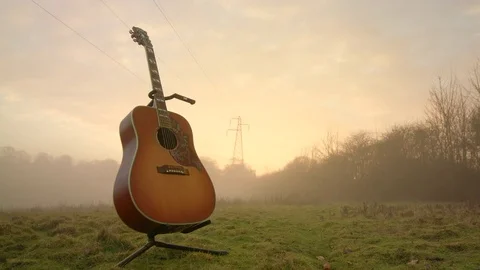 Guitar Mist time lapse Stock Footage 74509550