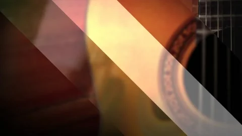 Guitar model presentation with spectacular effects number two 스톡 동영상 139929898