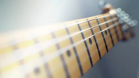 Guitar model presentation with spectacular effects number seven 스톡 동영상 139934008