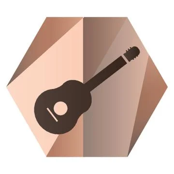 Guitar For Music イラスト素材