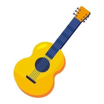 Guitar musical instruments イラスト素材
