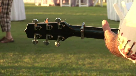 Guitar Neck Stock Footage 755313