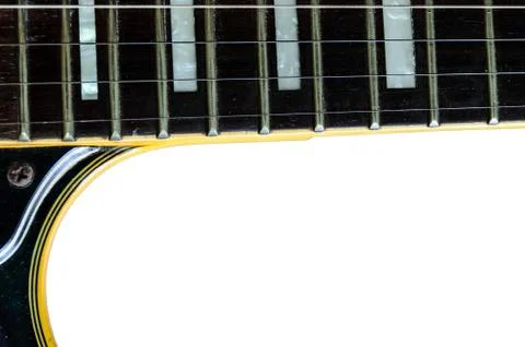 Guitar neck frame Stock Photos