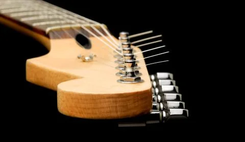Guitar neck Stock Photos