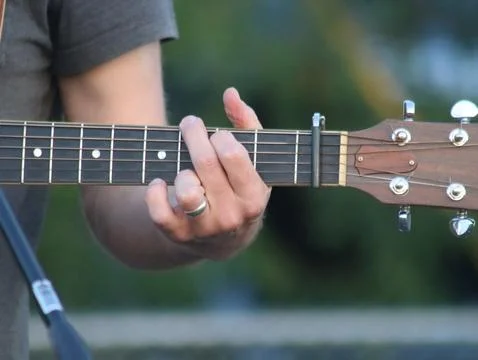 Guitar neck Stock Photos