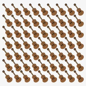Guitar pattern background image Stock Illustration