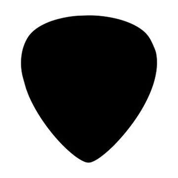 Guitar pick icon Stock Illustration