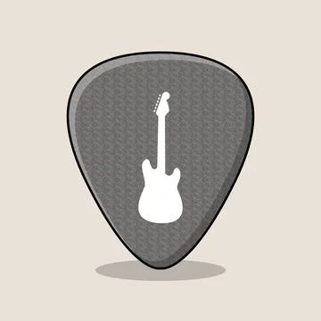 Guitar Pick Stock Illustration