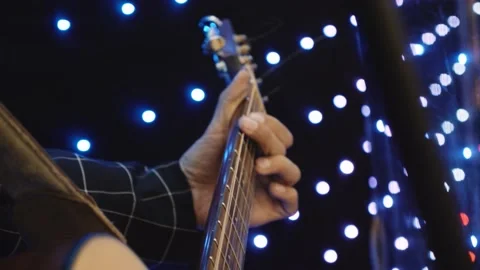 Guitar Player Chords 4K 動画素材 154917482