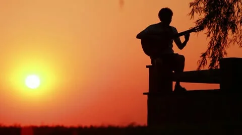 Guitar player Stock-Footage 8994594