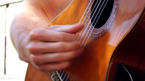 Guitar Player Stock Footage 27971673