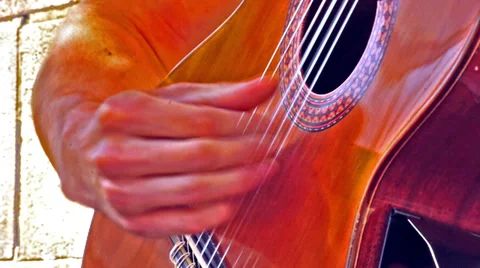 Guitar Player Stock Footage 27971812