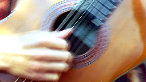 Guitar Player Stock Footage 27972076
