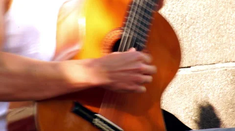 Guitar Player Stock Footage 27972372
