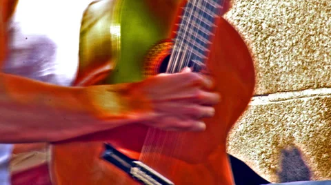 Guitar Player Stock Footage 27972602
