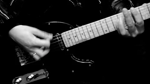 Guitar player Video stock 75095216