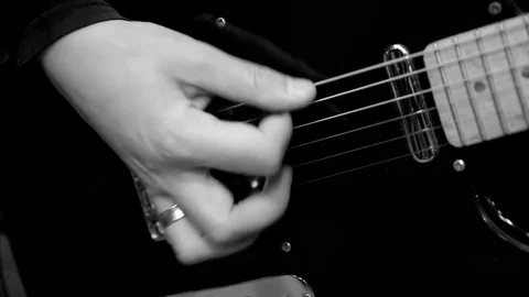 Guitar player Stock Footage 75096769