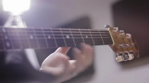 Guitar player Stock Footage 85525672