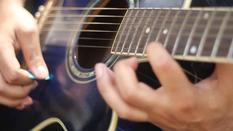 Guitar Player Stock Footage 86613155