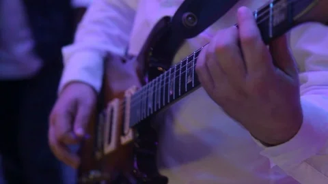 Guitar player Stock Footage 94588239