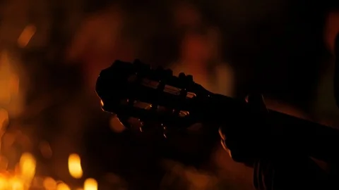 Guitar player Stock Footage 110226774