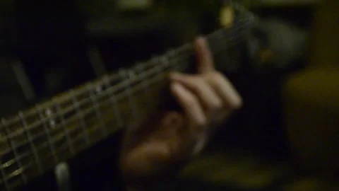 Guitar player Stock Footage 264973258
