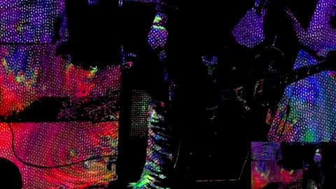 Guitar Player in Jam Session 库存影片 249776725