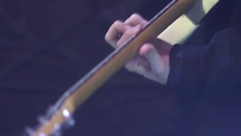 Guitar Player Live Stock Footage 76240539