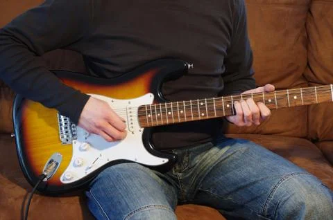 Guitar player Stock Photos