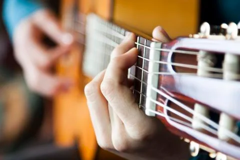 Guitar player Stock Photos