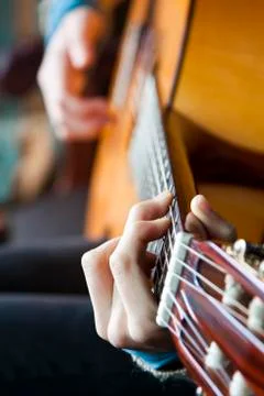 Guitar player Stock Photos