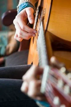 Guitar player Stock Photos