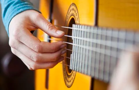 Guitar player Stock Photos