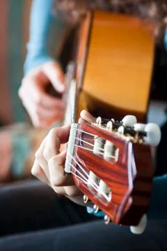 Guitar player Stock Photos